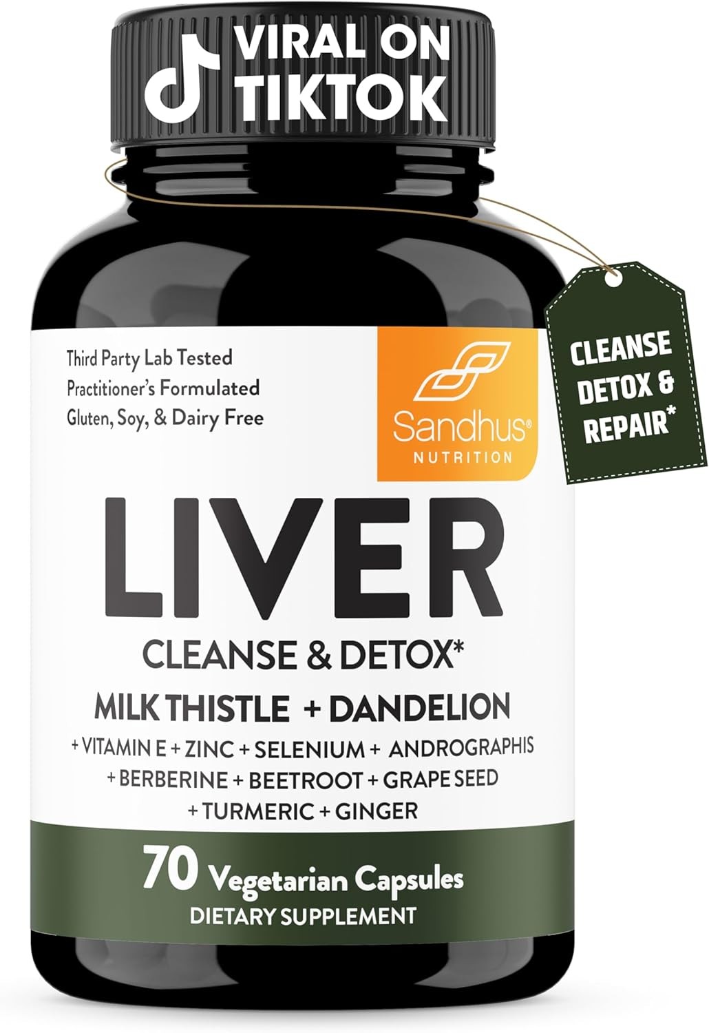 Herbal Supplement - Поддержка детоксикации и восстановления печени, травяная