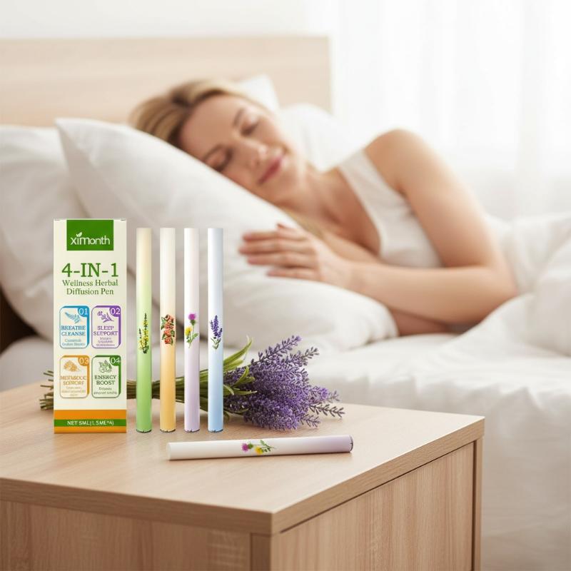 Herbal Supplement - Набор травяных диффузоров 4-в-1: Энергетический батончик-очиститель