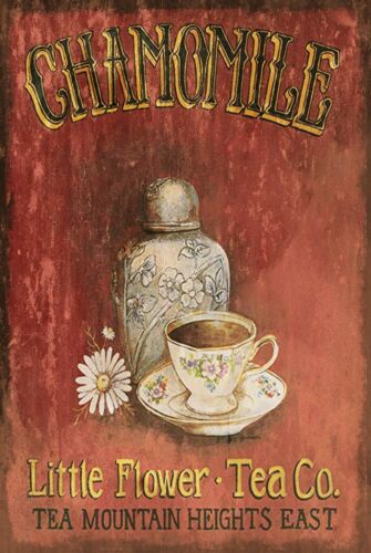 Рекламная вывеска в ретро-стил – обзор и цена Chamomile Tea